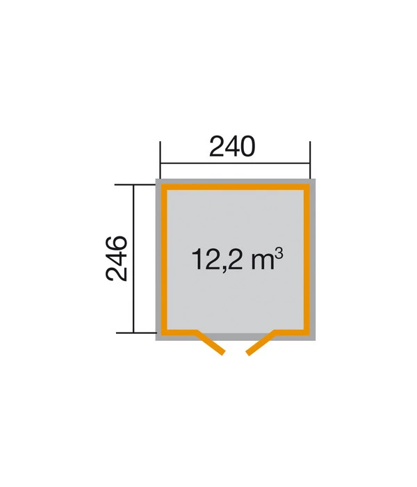 Weka Schwedenhaus Gr. 3 – Bild 2
