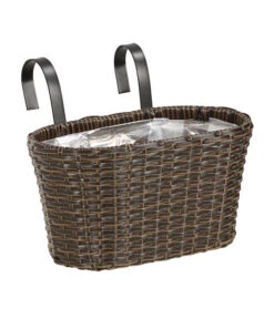 Dehner Polyrattan-Hängekasten, Braun, 30 X 16 X 26 Cm