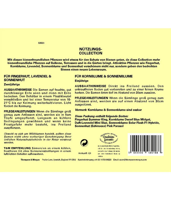 Thompson & Morgan Samen 'Nützlings-Collection' – Bild 2