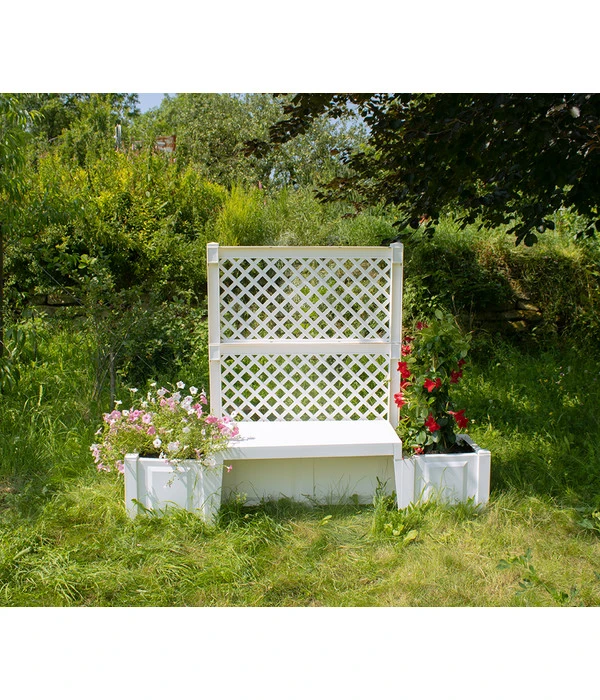 KHW Kunststoff-Gartenbank Kopenhagen – Bild 2