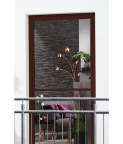 Hecht Fliegengitter Fensterbausatz Master Slim XL, Ca. B130/H220 Cm