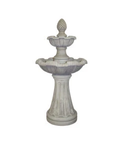 Fantasieco Stein-Gartenbrunnen Pisa, Ø 72 X 142 Cm