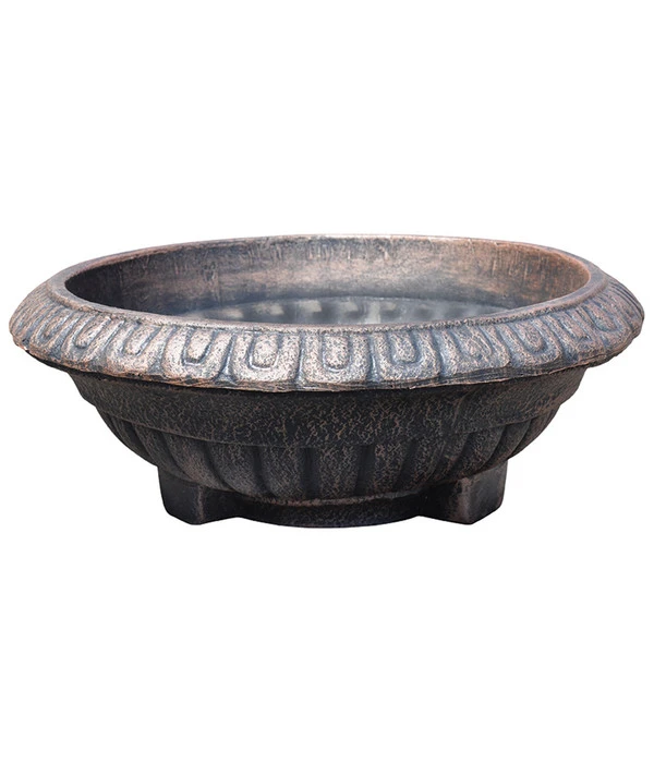 Roto Kunststoff-Pflanzschale Ballett, Rund, Bronze, Ca. Ø50/H18,5 Cm