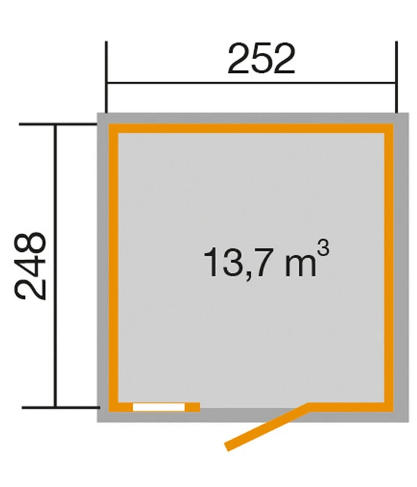 Weka Schwedenhaus 410 Gr. 1 – Bild 2