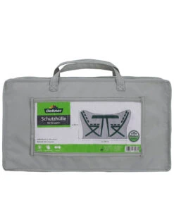 Dehner Abdeckhaube Für Runde Sitzgruppen, Ø 200x80 Cm, Grau
