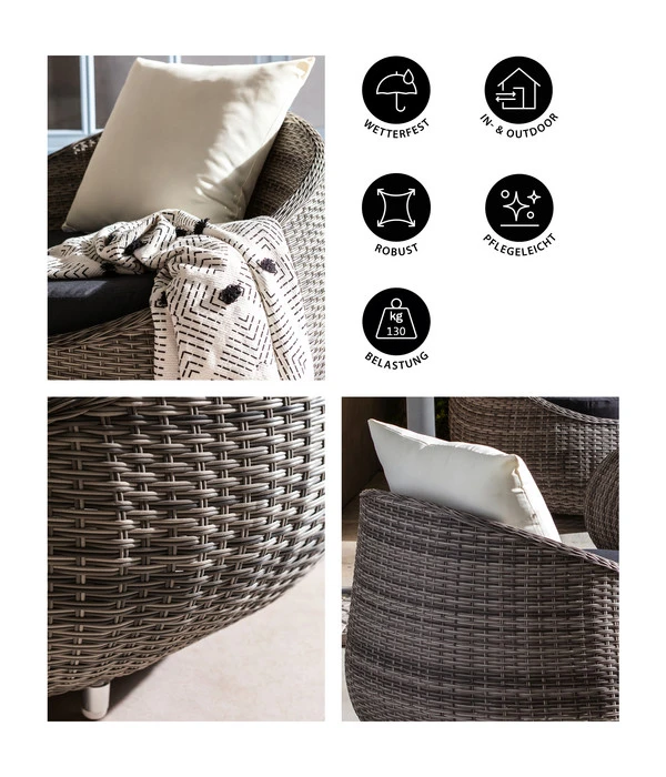 Dehner Geflechtsessel Avani – Bild 5