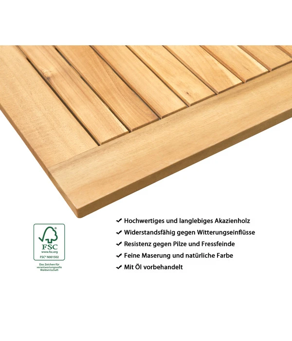 Dehner Rollliege Macao, Ca. B68/H100/T195 Cm – Bild 2