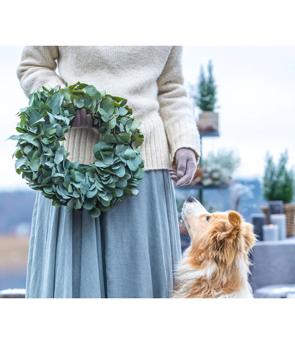 Dehner Kranz Eukalyptus, Grün, Ca. Ø40 Cm – Bild 3