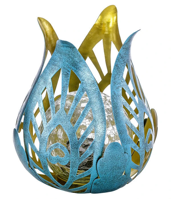 Dehner Solar Lotus Glace, Ca. B19/H21,6/T19 Cm