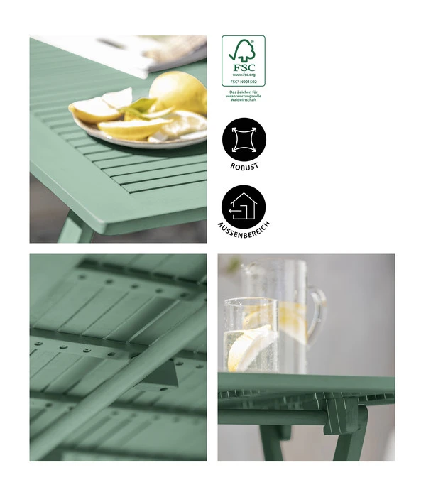 Dehner Klappbank Stavanger, 2-Sitzer – Bild 9