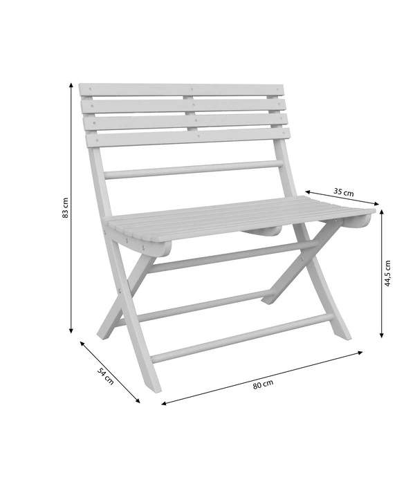 Dehner Klappbank Stavanger, 2-Sitzer – Bild 11