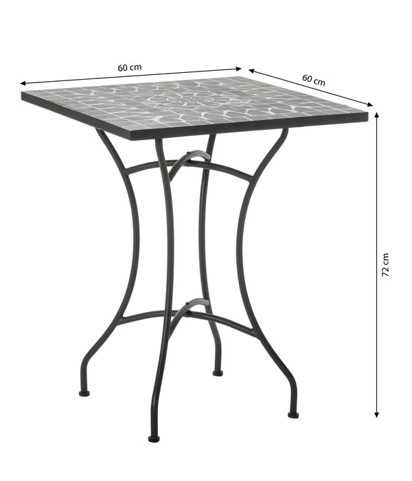 Dehner Mosaiktisch Madeleine, Eckig – Bild 7