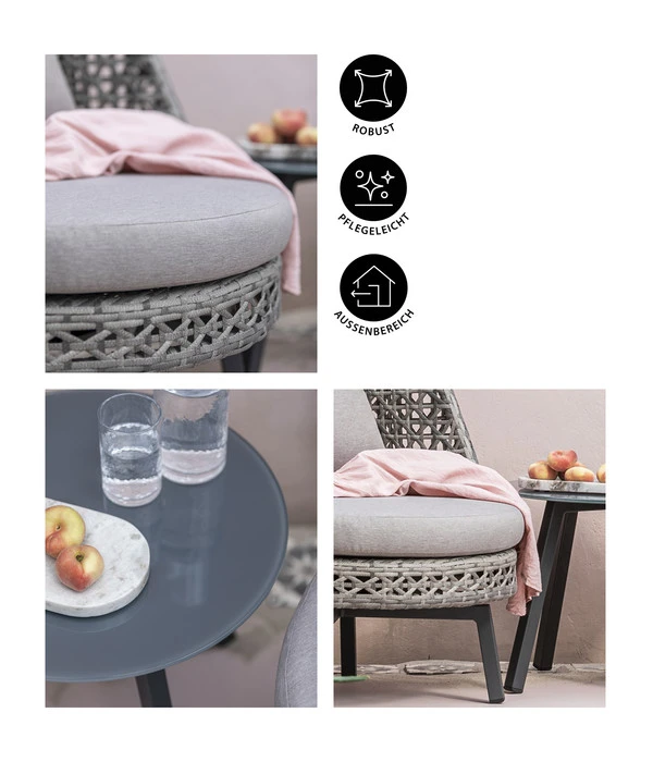 Dehner Balkonset Nizza, 3-teilig – Bild 6