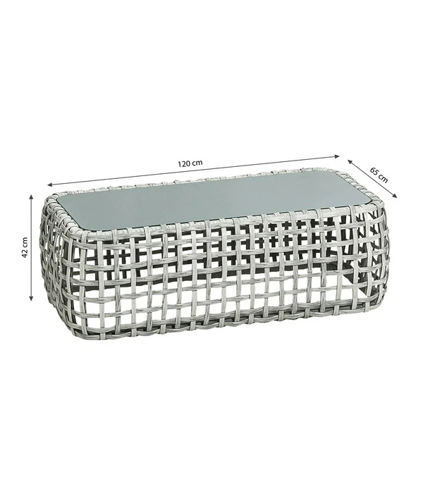 Dehner Flechtlounge Bali, 4-teilig â Bild 9