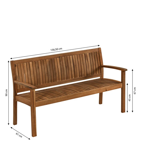 Dehner Gartenbank Valetta – Bild 6