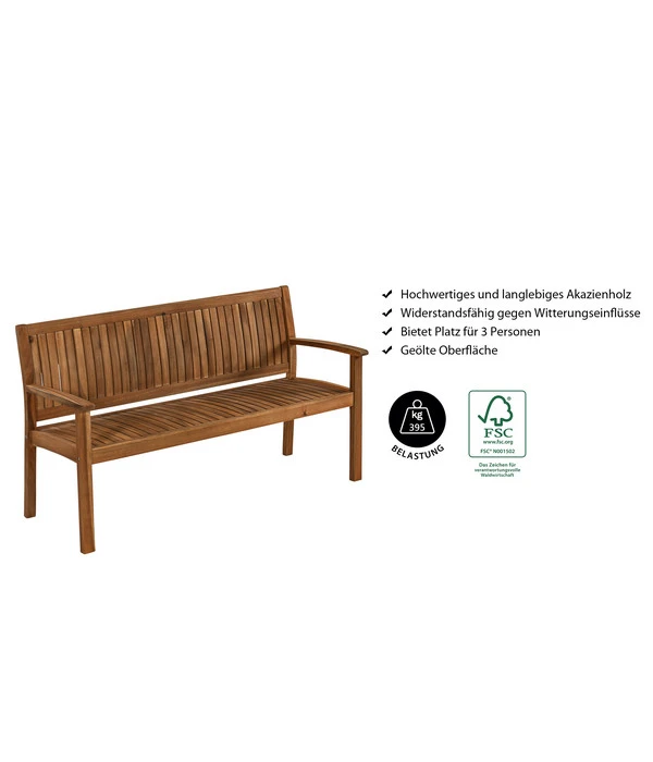 Dehner Gartenbank Valetta – Bild 5