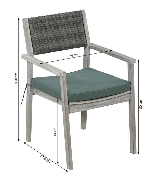 Dehner Stapelstuhl Stockholm – Bild 7