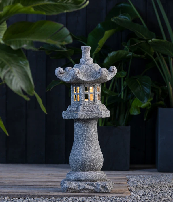 Dehner Solar-Laterne Sutra, Ca. B33/H79/T33 Cm – Bild 2