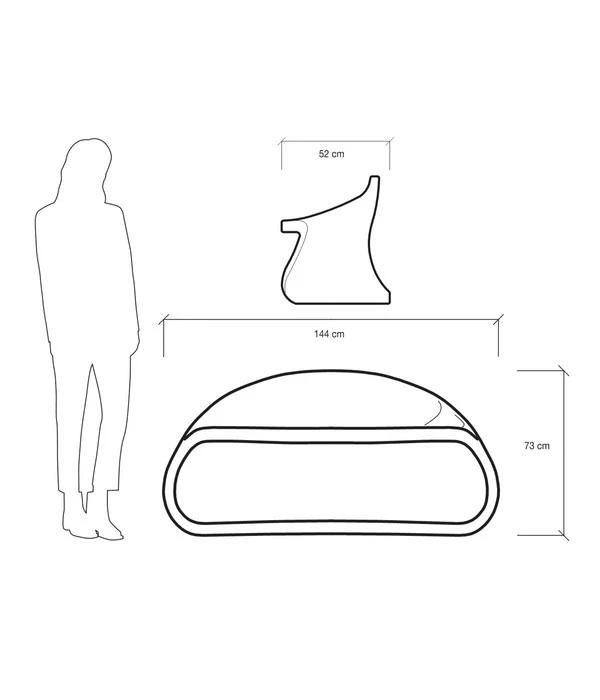 Farmet Kunststoff-Gartensofa For Two – Bild 3