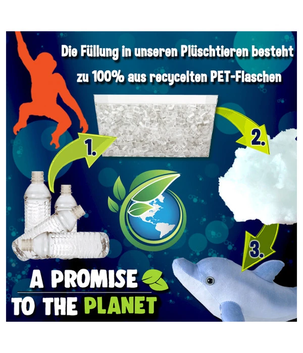 WILD REPUBLIC® Stofftier Orang Utan, Hängend – Bild 3